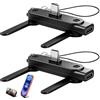 NGUIT 2 supporti per cellulare rimovibili, girevoli a 360°, pieghevoli, per cavo di ricarica rapida USB-C, compatibile con cavo da 240 W, accessorio per smartphone, per ufficio, auto, viaggi, giochi