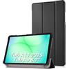 Simpeak Cover Compatibile per Samsung Galaxy Tab A11/A9 8,7 Pollici (2025/2023) Custodia, Custodia Cover Protettiva in Pelle PU Ultra-Sottile Folio Supporto Smart Cover, Nero