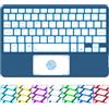 SOPPY Tastiera Bluetooth retroilluminata con touchpad per iPad, Android | Tasti retroilluminati a 7 colori, commutazione rapida a 3 dispositivi, batteria ricaricabile 30H, design sottile e portatile
