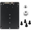 LYMISPIYA Adattatore M.2 SATA NGFF SSD a alloggiamento SATA da 2,5 pollici B Key B+M | Adattatore SSD M.2 SATA per NGFF B Key e B+M Key SSD a SATA III da 2,5 pollici con robusto alloggiamento protettivo