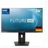 FutureNUC Future AIO PC All-in-One 24 Pollici Intel i3-16GB RAM, SSD 256GB | Marchio tedesco | Garanzia di 4 anni - Regolabile in altezza e inclinabile-Modulo PC a inserimento-Win 11 Pro-HDMI-USB 3.2