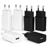 Gryviktok 6 Pezzi Presa USB 5W 5V 1A Caricabatterie USB AC Adattatori da Parete 5W Mini Formato con Protezione Integrata, Presa Elettrico USB per iPhone 8/7/6 Samsung Galaxy S22 S21 Huawei Xiaomi Oppo LG