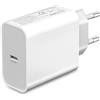 kcgrapecable Caricatore USB C 25 W per Samsung Galaxy A17 5G A16 A15 A55 A27 A54 A25 A26 A34 A14 A53 A06 A23 A33/S24/S25/S26 S22 S23 FE/A52 A52 A13 A1 A12/iPhone 15/16 Pro MAX Spina Cellulare Testina Adattatore