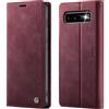 owlhold Cover per Samsung Galaxy S10 Plus Custodia Galaxy S10 Plus Premium Pelle PU Portafoglio Flip Libro [Antiurto] [Blocco RFID] [Cavalletto] [Carta Fessura] - Vino Rosso