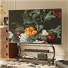 CNTSLNB Supporto TV arrotolabile per TV da 50-100 pollici, fino a 100 kg | Cavalletto di design, regolabile in altezza e orientabile, cavalletto stabile per TV con ripiano in legno a 2 livelli
