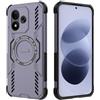 HULLIN Cover Telefono Design per Redmi Note 17 (4G) / Redmi Note 17 5G (6.99 Inches), Custodia Antiurto Armatura con Anello Magnetico - Viola
