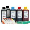Octopus Riempire cartucce vuote compatibili per Canon PGI-550, CLI-551 con chip e 500ml di inchiostro di ricarica per Canon Pixma MX 925, MX 725, MG 6350, MG 5450, IP 7250