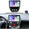 LICHENGTAI 10 Autoradio 2 Din per Toyota Aygo/Peugeot 107/Citroen C1 2005-2014 4G+64G | Android 15 per Citroen C1 con Senza Fili CarPlay e Android Auto Navi GPS Bluetooth WiFi FM RDS SWC Telecamera posteriore