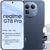 realme GT 8 Pro, IP69, Batteria 7000mAh, Ricarica Wireless 50W, 50MP IMX906 OIS, Display 6,78 2K 144Hz, Fotocamera Teleobiettivo 200MP, Snapdragon 8850, 12+256 GB, Blu, Adattatore Incluso