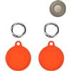 yystao - Custodia protettiva in silicone per Motorola Moto Tag 2, antiurto, antigraffio, arancione