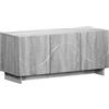 vidaXL Supporto TV 90 x 34.5 x 40 cm Sonoma grigio