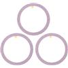 QUARKZMAN 3 Pz Adesivo Ad Anello Metallico 55x1mm OD x Spessore Rosa | Universale Con Scintillio, Per Caricabatteria Wireless Magnetica, Adesivi Magnetici, Per Cover Per Telefoni Per Cellulari