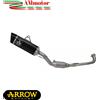 Arrow Scarico Completo Yamaha TMax 560 2021 Arrow Moto Terminale Pista Alluminio Nero