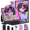 Dghrti Tablet Android, 30GB RAM 128GB ROM(TF 2TB Espandibile), 10 Pollici, 8000mAh, WIFI 5G/ GPS/ BT5.0/ OTG, Face ID, Widevine L1, Tablets Corpo in Metallo con Tastiera, Mouse, Custodia Protettiva -Viola