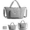 BAGSMART Borsa da viaggio pieghevole da donna, 37 l, bagaglio a mano, borsa | Travel Bag Duffle Bag, borsa fasciatoio settimanale, borsa da allenamento, borsa a mano per sport e viaggi