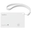 Belkin Scheda tracciamento Belkin SureFind, Dov'è Apple, Find Hub Google - Bianco | GPS portafoglio multi-ecosistema, Tag carte, Bluetooth 5.3, 1,8 mm, Resistenza acqua IP68, Avviso 81dB, Batteria 3 anni