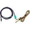 1neiSmartech Cavo Aux Universale Ingresso Jack Femmina Compatibile con Renault Clio Megane Modus Scenic Twingo Autoradio Update List + Cavo Besync Rivestito Nylon