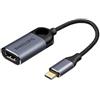 Philips SWV6001/00 - Adattatore USB-C a HDMI 4K Ultra HD, HDMI 2.0, Cavo Intrecciato Premium, Scocca in Metallo, Compatibile con MacBook, Laptop, Tablet e Smartphone USB-C, Lunghezza 15 cm