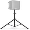 Pyle Supporto per altoparlanti, regolabile in altezza, stabile come treppiede, treppiede per altoparlanti surround, altoparlanti da palcoscenico e monitor da studio