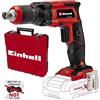 Einhell Avvitatore a batteria per cartongesso TE-DY 18 Li-Solo | PXC | 18 V | 4000 giri/min | Regolazione elettronica | Rotazione dx/sx | Funzionamento continuo | Valigetta | Senza batteria