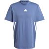 adidas T-shirt da uomo con 3 strisce e icone del futuro