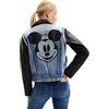 Desigual DEISGUAL GIACCA HIBRID MICKEY (S), JEANS E NERO, S
