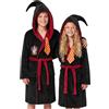 Get Trend Harry Potter Accappatoio Bambini e Ragazzi in Pile 140-164cm | Vestaglia Morbida con Cappuccio da Mago e Cravatta Rimovibile, per Doccia, Piscina e Mare, Regalo Bambino e Bambina