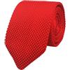 Rosiika Cravatta da uomo in maglia sottile elegante formale design base vintage modello misto casual 6,1 cm cravatta