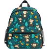 RPLIFE Zaino per bambini con scimmia, mini zaini per asilo, 3-8 anni