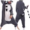 Generico Pigiama Intero Donna Invernale, Tuta Intera Donna Morbido E Caldo Pigiami Animali Invernali in Flanella Monopezzo Costume Halloween Carnevale Festa Donna Uomo