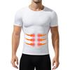 Arjen Kroos Maglietta Compressione Uomo Manica Corta Contenitiva Snellente | Maglia Contenitiva Snellente Controllo Pancia, Shapewear Supporto Petto e Dorso, Intimo Modellante Traspirante per Palestra