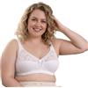 reshmena Reggiseno da donna in pizzo floreale senza ferretto, con coppe morbide, reggiseno in pizzo satinato, senza ferretto, coppa piena, non imbottito