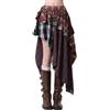 Generico Gonna Lunga Donna Gonna Patchwork Scozzese Asimmetrica Unica per Un'estetica alla con Dettagli di Design Elegante Donna Cerimonia Nera Elegante Bambina Nera Lunga
