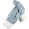 Fadcaer Guanti da donna, guanti e muffole, da donna, spessi, caldi, guanti a maglia, morbidi e guanti per esterni e esterni, per donne, invernali, per tempo freddo, regalo di compleanno di Natale