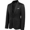 YFFUSHI Blazer Uomo Casual Taglio Regular 1 Bottone Giacca da Abito Formale Business Matrimonio Completo