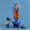 SON GOKU Ultra Instinct 41 cm statuetta capelli TOP QUALITA statua Dragon Ball