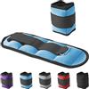 G5 HT SPORT Cavigliere Appesantite Polsiere Appesantite | Regolabili Con Chiusura a Strappo | per Fitness, Yoga, Riabilitazione, Jogging, Ginnastica, Aerobica, Palestra