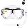 CRESSI Big Eyes + Seal Dry - Combo Set per Adulti Maschera Big Eyes e Innovativo Snorkel Seal Dry, Ideale per Immersioni e Snorkeling, Taglia Unica