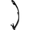 CRESSI Supernova Dry Snorkel con Valvola e Splash Guard per Snorkeling e Apnea, Boccaglio in Silicone con Valvola di Scarico e Aggancio Rapido