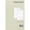NOTABENE Ricambio Agenda Anelli Datato 2027 Settimanale Orizzontale 8,1 x 12,7cm. Diplomat-Pocket Greenwitch ADS10