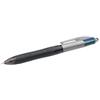 Bic Grip Pro - Penna biro, 4 colori, Nero