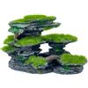 Zunypke Rocce decorative da acquario paesaggio artificiale in resina antiscivolo | roccia per acquario con vista montagna Ideale Per Prendere Il Sole, Arrampicata, Esplorazione, Allestimento Per Casa, Uff