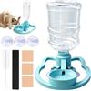 Generico Distributore d'Acqua Automatico per Gatti automatica con ventose | Fontana Per Gatti Con Bottiglia Da 630ml Adatto a interni, esterni, balconi, cani, , coniglietti