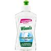 Winni's Additivo Brillantante Lavastoviglie Aceto, 250 ml | Previene macchie e depositi di calcare su pentole, bicchieri e posate, con Aceto. Ipoallergenico