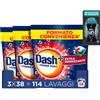 Dash Pods Detersivo Lavatrice in Capsule, 114 Lav, Extra Igiene + Campione | Detersivo in capsule, pulizia profonda contro sporco e batteri, 3 additivi integrati, Campione Profumatore in Regalo da 20 gr