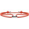 Nato Cuff - Bracciale Paracord 2mm - Gancio Loop Argento 925 - Fatto a mano in Francia - Gioiello Uomo o Donna regolabile