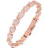 Jeracol Braccialetti in rame da donna, braccialetto magnetico in rame con | Pietra a forma di cuore incorporata, lunghezza regolabile con strumento di misurazione, in confezione regalo