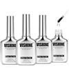 Vishine Set di 4 top coat gel per unghie no wipe 4 x 16 ml, finitura trasparente effetto vetro ultra lucido, gel di finitura UV LED per smalto semi-permanente
