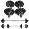 PROIRON Ghisa Manubri Regolabili Set con Prolunga Barra della Maniglia Perfetta per Body Building, Pesistica Fitness, Allenamento, Palestra Casa