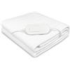FLM SYSTEM Scaldaletto Elettrico Singolo 150x80 cm 60W - Coperta Elettrica Termica con 3 Livelli di Temperatura, Termocoperta in Morbido Poliestere Lavabile con Protezione Surriscaldamento